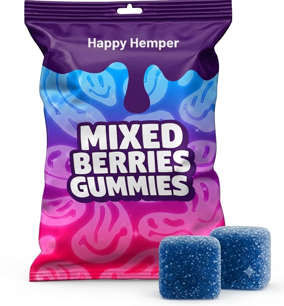 Mixed Berries 12mg - Delta 9 THC Gummies 10 pieces