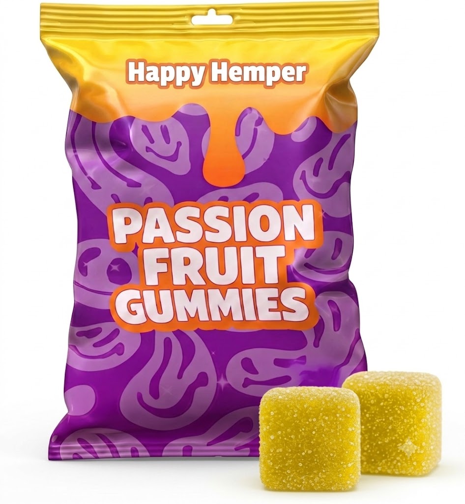 Passion Fruit 12mg - Delta 9 THC Gummies 10 pieces