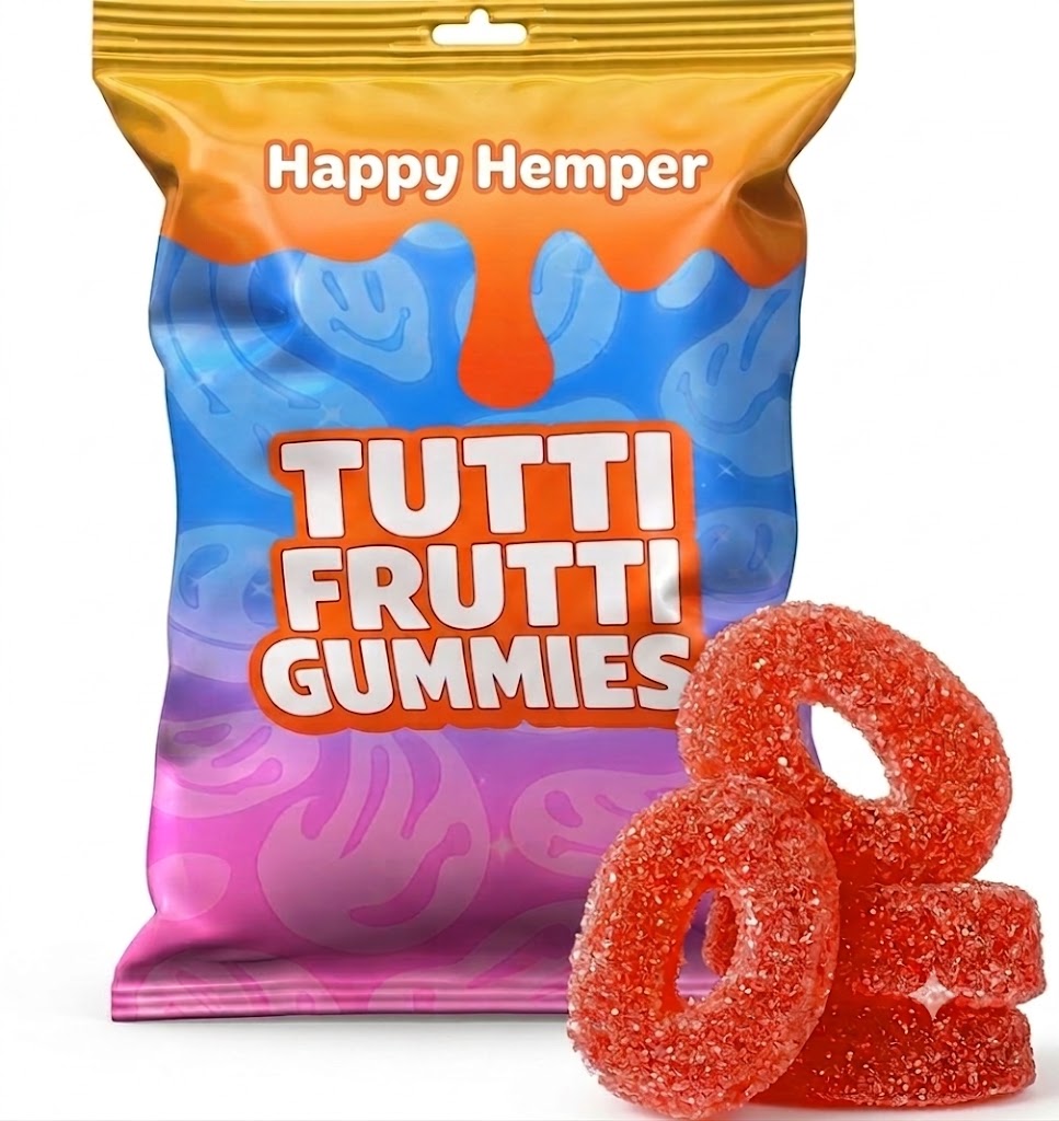 Tutti Frutti 30mg - Delta 9 THC Gummies 10 pieces