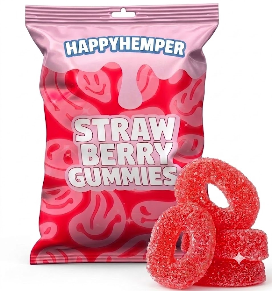 Strawberry 30mg - Delta 9 THC Gummies 10 pieces